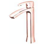 Long Washbasin Faucet Size 28×17.7 cm, Rose Gold Color