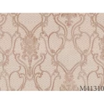 ورق حائط ايطالي تصميم كلاسيك مقاس 10 م×1.06م، بيج، موديل 41310