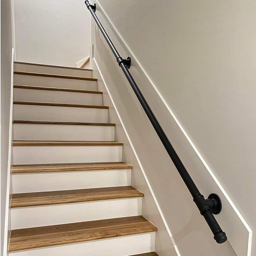 درابزين دائري حديد للحائط مقبض 2 انش ارتفاع 110 سم | متجر ماتكل