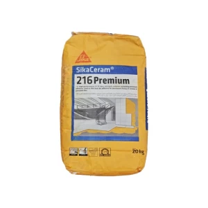 لاصق أسمنتي SikaCeram-216 Premium، 20 كجم، لون ابيض | سيكا رينكو