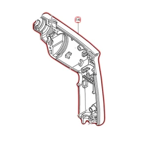 Motor Housing 0.2 kg Durable Lightweight Cooling Feature | ARAB PROS COMPANY