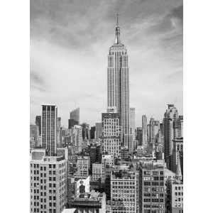 Decorative Wall Mural Cities Design 183cm×254cm Gray | Balbaid Decor Company