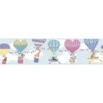 Youth and children wallpaper, multicolor, length 10 m, width 0.53 m, model GK8954BD 
