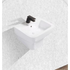 Hanging Ceramic Western Basin 540×465×400 cm, White Color | Prime Alarabia