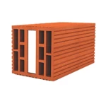 Hollow Red Bricks  For Building 11 Slots Al-khayyat Company Size 40×20×20   cm 