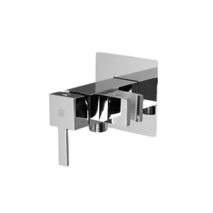 خلاط شطاف نحاسي 9×9×16.2 سم، لون كروم لامع، مقاومة ضغط 15 بار | SW01330009