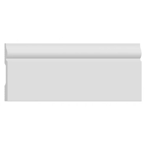 Foam Skirting White Color 10 cm Width 240 cm Height, Model AD-S08 | palaces for decoration