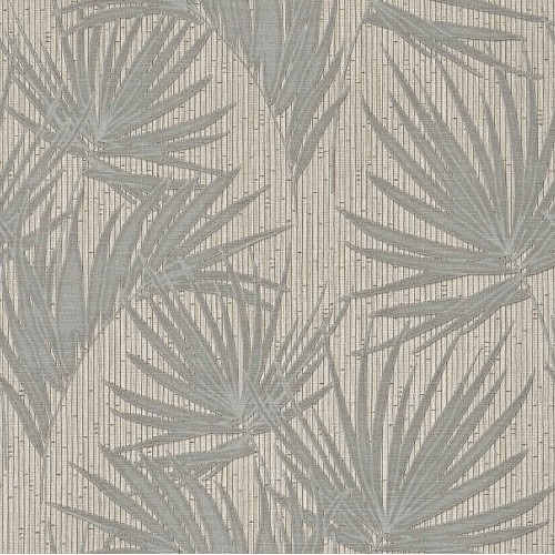 Italian Wall Covering Leaf Pattern 10m x 0.53m Beige | Balbaid Decor Company