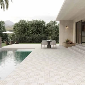 Ceramic Floor Tiles 50x50x1.4 cm Light Beige, Matte Finish | Saudi Ceramics