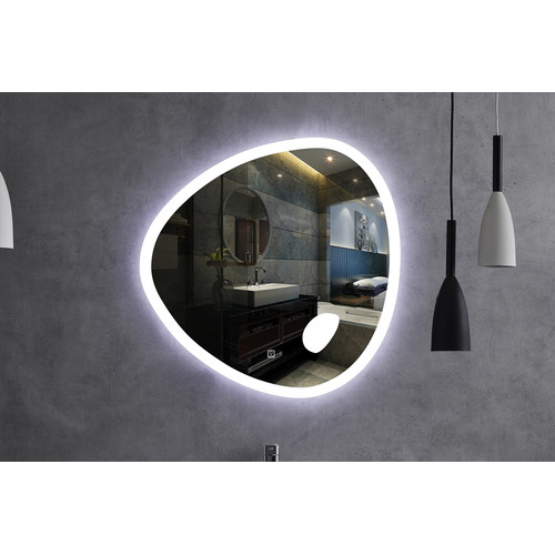 Bathroom LED Mirror Size 60x80 cm, Dolphy Brand | Alsaggaf company