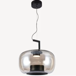 Garve Pendant Light Modern 50x50x37 cm Amber Color | Abyat Company
