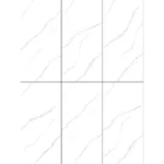 Porcelain Flooring, Decorative Marble Look, Dimensions 60x120 cm, White Color