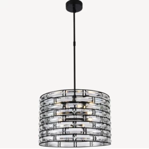 Elegant Ceiling Pendant Light 55x55x31 cm, Black Color | Abyat Company