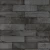 Stone wall decoration, dark gray color, length 10 m, width 0.53 m, model 446340   