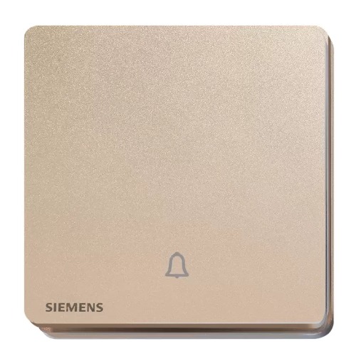 مفتاح جرس 10 أمبير 86×86 مم ذهبي وردي، 250 فولت | Siemens (دلتا أرينا)