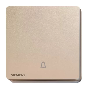مفتاح جرس 10 أمبير 86×86 مم ذهبي وردي، 250 فولت | Siemens (دلتا أرينا)