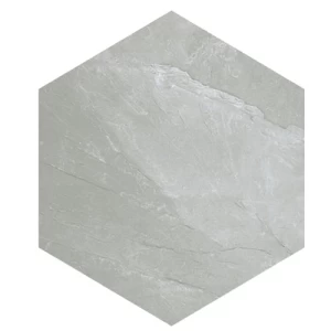 Retro Hexagonal Ceramic Tile 14 mm Thickness, 58.5 × 67.5 cm, Dark Gray | 