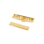 صفاية مياة للحمام، حجم 30×6 سم، لون ذهبى