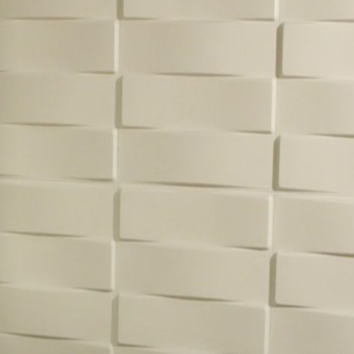 3D Wall Panels 50×50 cm White Color | Volts