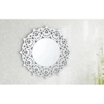 مرايا ديكور، طول 120سم، عرض 120 سم، ارتفاع 1.8 سم، لون مرايا فضي، تصميم جزيرة