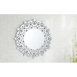 مرايا ديكور، طول 120 سم، عرض 120 سم، ارتفاع 1.8 سم، لون مرايا فضي، تصميم جزيرة | شركة ابيات