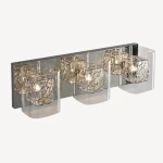 Soft Wall Lamp 3 Bulbs, Dimensions 15x37x13 cm, Chrome