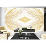 Chinese Marble Alternative for Decoration Length 290 cm Width 244 cm, Beige with gold veins color, Rectangular Shape