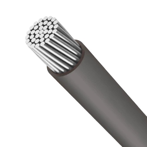 سلك 10 AWG مجدول نحاس مطلي بالقصدير MTW، جهد 600 فولت، طول 500 قدم، رمادي | شركة كابلات الشرقية للصناعة