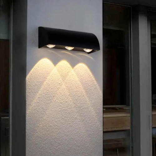 LED Wall Lamp 12 Watt, Size 16.5x6 cm, Black Color | Matkel Store