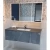 Marble Top Washbasin Basin 120 cm, Marbled Lead Color with Wooden Cabinet | Al Muhaidib Sanitary and Ceramic - Image 2