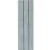Wood replacement PC panels, rectangular, size 16 x 290 cm,  stone gray