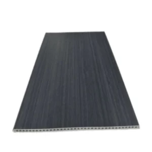 Flat Wood Substitute Panels 9 mm Thickness, 40 cm Width, 2.90 m Height, Dark Gray | B410