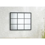 Decorative Mirrors Length 70 cm, Width 85 cm, Height 2.5 cm, Black Color, Island Design