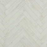Modern HDF Parquet Flooring, 8mm Thickness, Ivory White Color, Model CHX-6201B-08