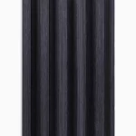 Wall Wood Alternative Polystyrene, dark grey Color, Size 20x290 cm, Model Number WPC-3