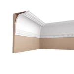 PU Foam Ceiling Accessory, Size 200x12.5x12.5 cm, White Color | Zakharef Company