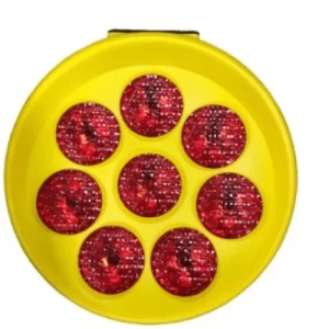 Sunflower Safety Light Solar Powered Sensor, Weight 1.2 kg, Red Color | Safety Store