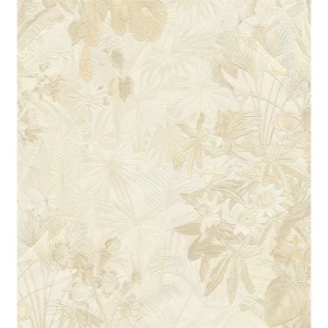 Italian Wallpaper 10m x 1.06m Creamy Color, Model BM29045 | Balbaid Decor Company