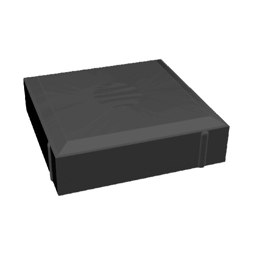 Square Interlock Paver Tiles Thickness 8 cm Size 20×20 cm Black | Meyar