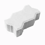 Uni Design Interlock Tiles 11x22 cm, Thickness 6 cm, White Color | Al Wasad Industrial