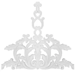 PU Foam Ceiling Cornices, Size 70x45x2.5 cm, White Color | Zakharef Company