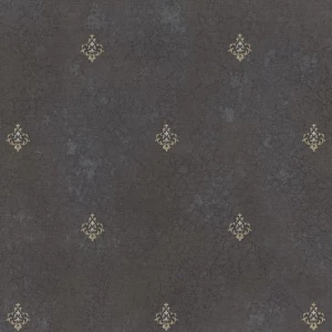Classic Wallpaper Dark Brown 10m×1.06m, Model 83021 | Balbaid Decor Company
