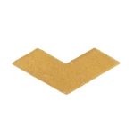 Omega Interlock Flooring Tile, Size 33.3 cm × 9.5 cm, Thickness 6 cm, Yellow | Al Sarif Company