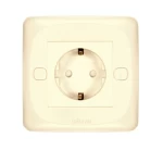 فيش كهرباء  16 أمبير الفنار موديل ميرا المقاس  7x7 اللون البيج