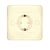 فيش كهرباء  16 أمبير الفنار موديل ميرا المقاس  7x7 اللون البيج