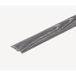 Wooden Wall Skirting, Size 4x4x270 cm, grey color, Model 297411