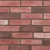 Greek Stone Red Trashed, size 65-195x85-485 mm, Red color