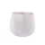Round plant pot, concrete, white color, width 40 cm, height 35 cm.