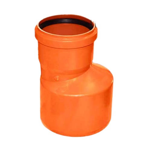 UPVC Coupling Reducer 6×4 Inch Orange | Al-Jawdah Industrial Complex