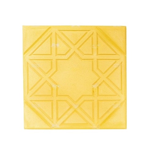 بلاط زينة للأرضيات 40×40×5 سم، لون أصفر | الصريف لمواد البناء